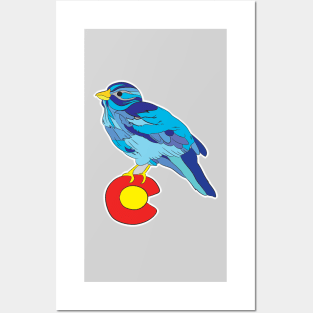 Colorado bluebird sky Posters and Art